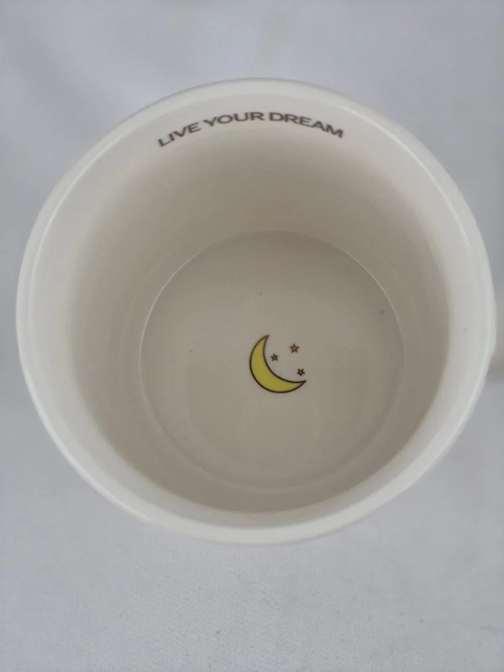 Williams Sonoma Live Your Dream Coffee Mug Stars & Moons Celestial Cosmic